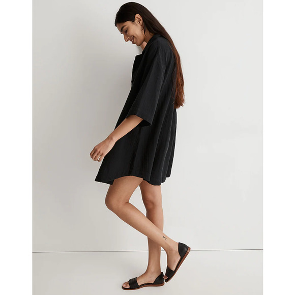 Madewell Black Mini Dress - Picture 4 of 12